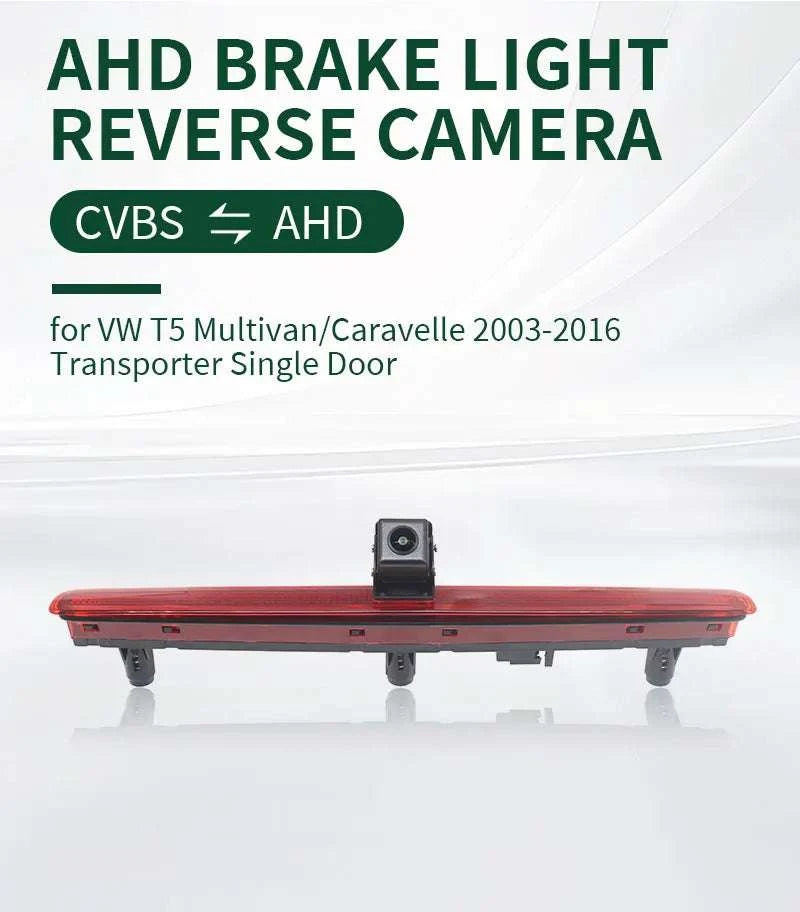 170° Wide Angle Brake Light Reverse Camera for VW T5 Transporter-CVBS-AHD / 12 V