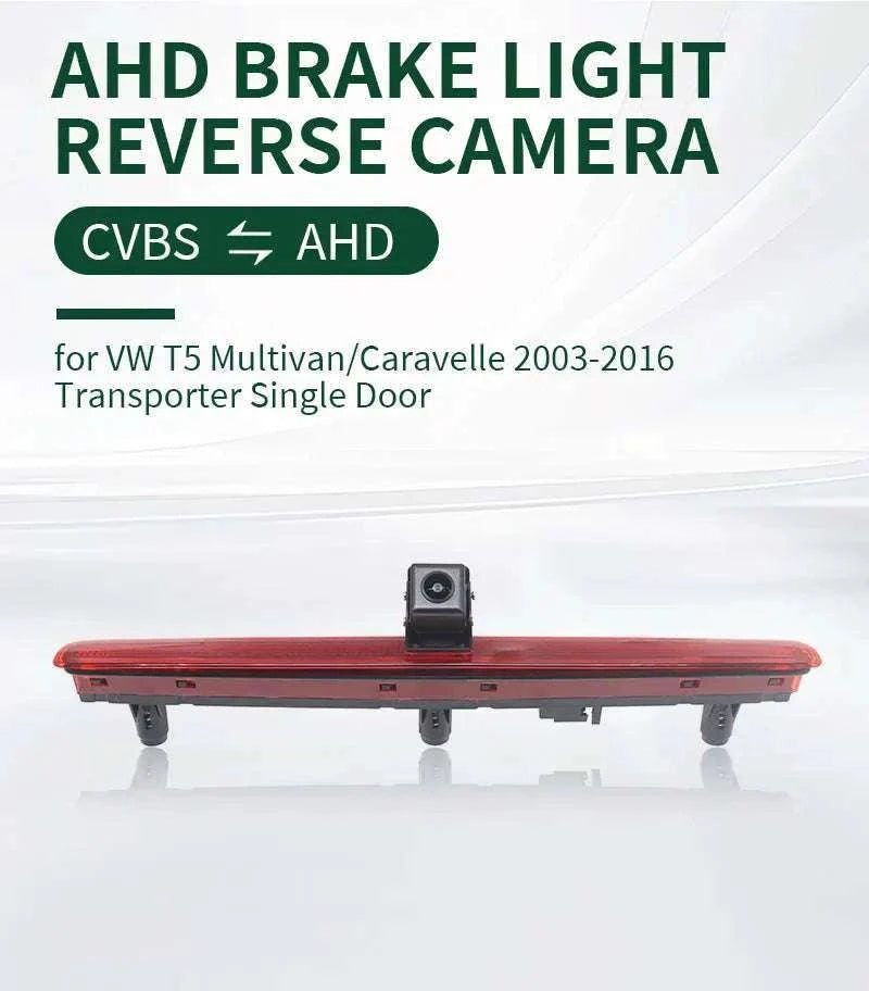 170° Wide Angle Brake Light Reverse Camera for VW T5 Transporter-CVBS-AHD / 12 V