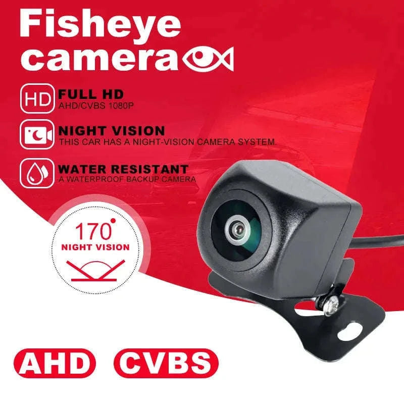 170° Wide Angle Car Backup Camera 1080P Night Vision AHD-015-CVBS-720P / 12 V