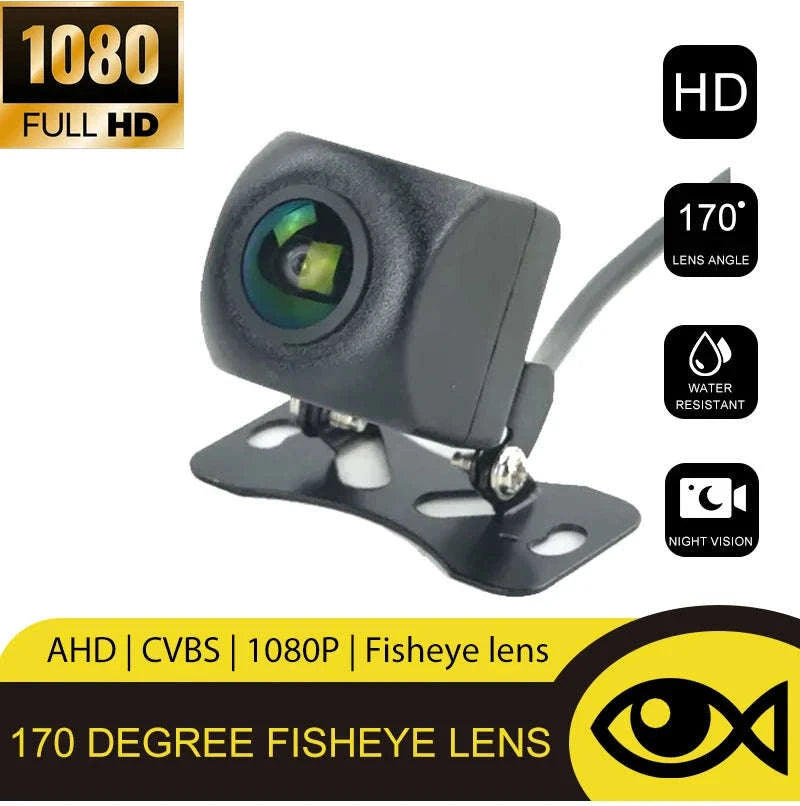 170° Wide Angle Car Backup Camera 1080P Night Vision AHD-015-CVBS-720P / 12 V