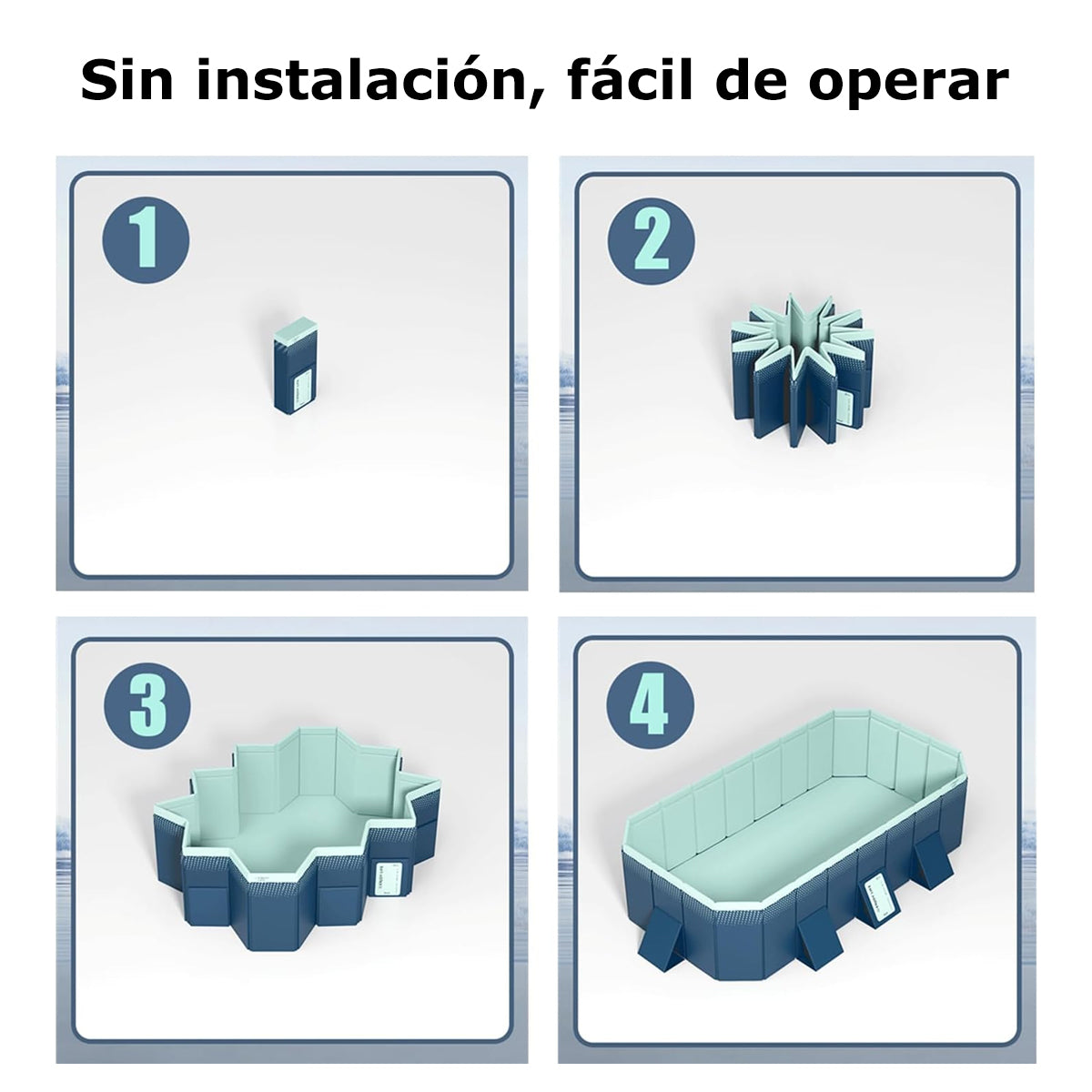 Foldable Outdoor Pool for Family Summer Water Fun
