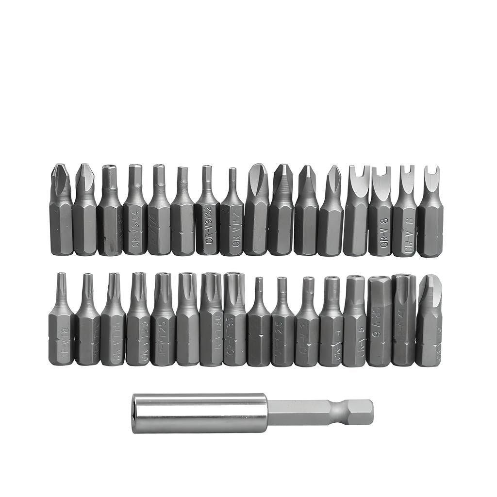33pcs Security Screwdriver Bit Set with Magnetic Holder and Case