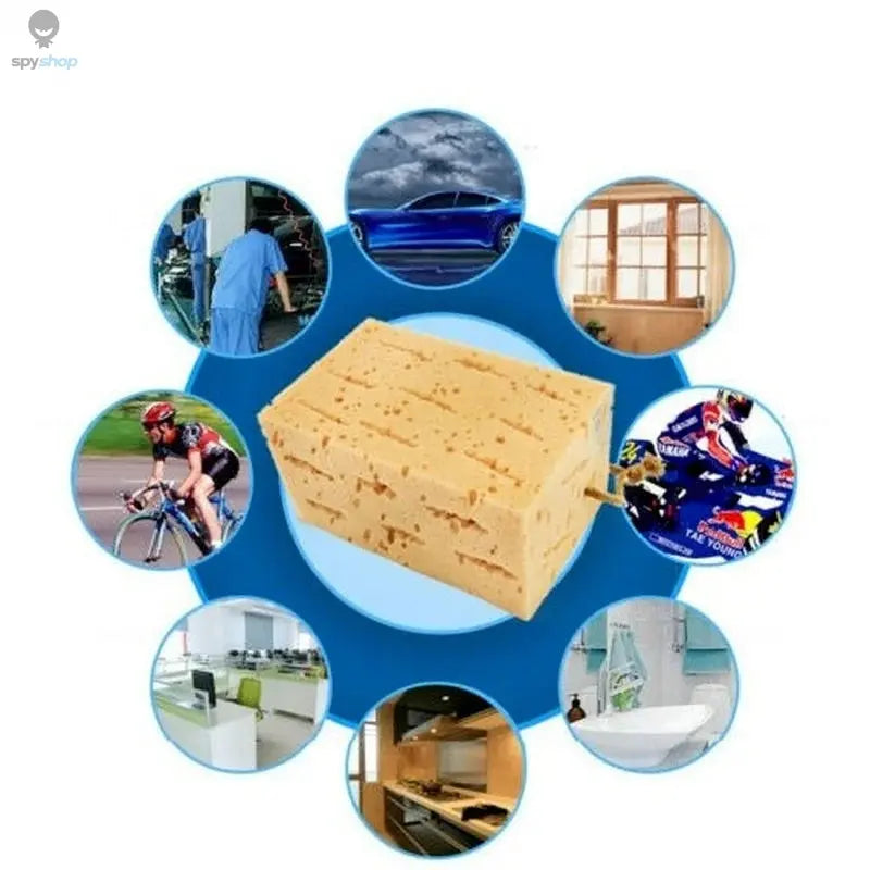 17*11*9 CM Car wash sponge block car motorcycle cleaning supplies large size Honeycomb sponge brush dusting car cleaning tool 