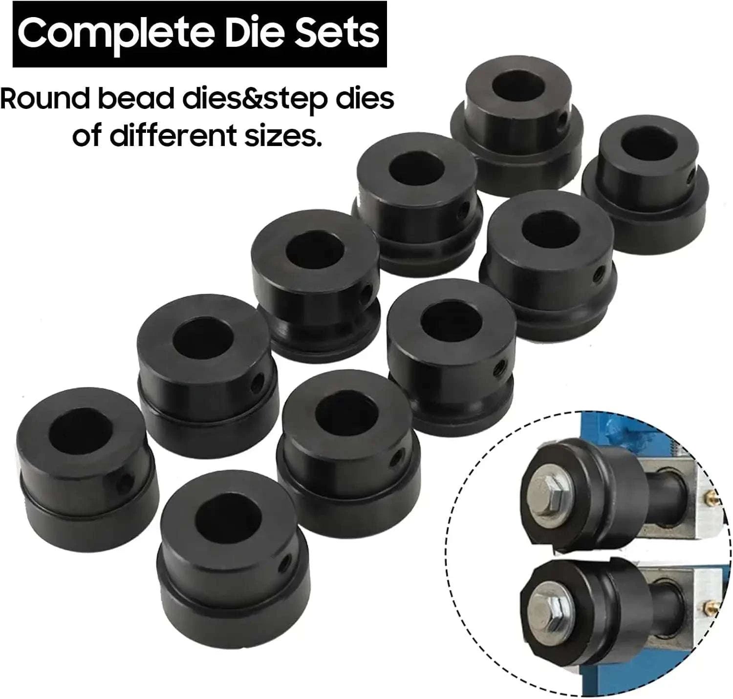 18-Inch Sheet Metal Bead Roller with 6 Dies Manual Forming Machine-United States