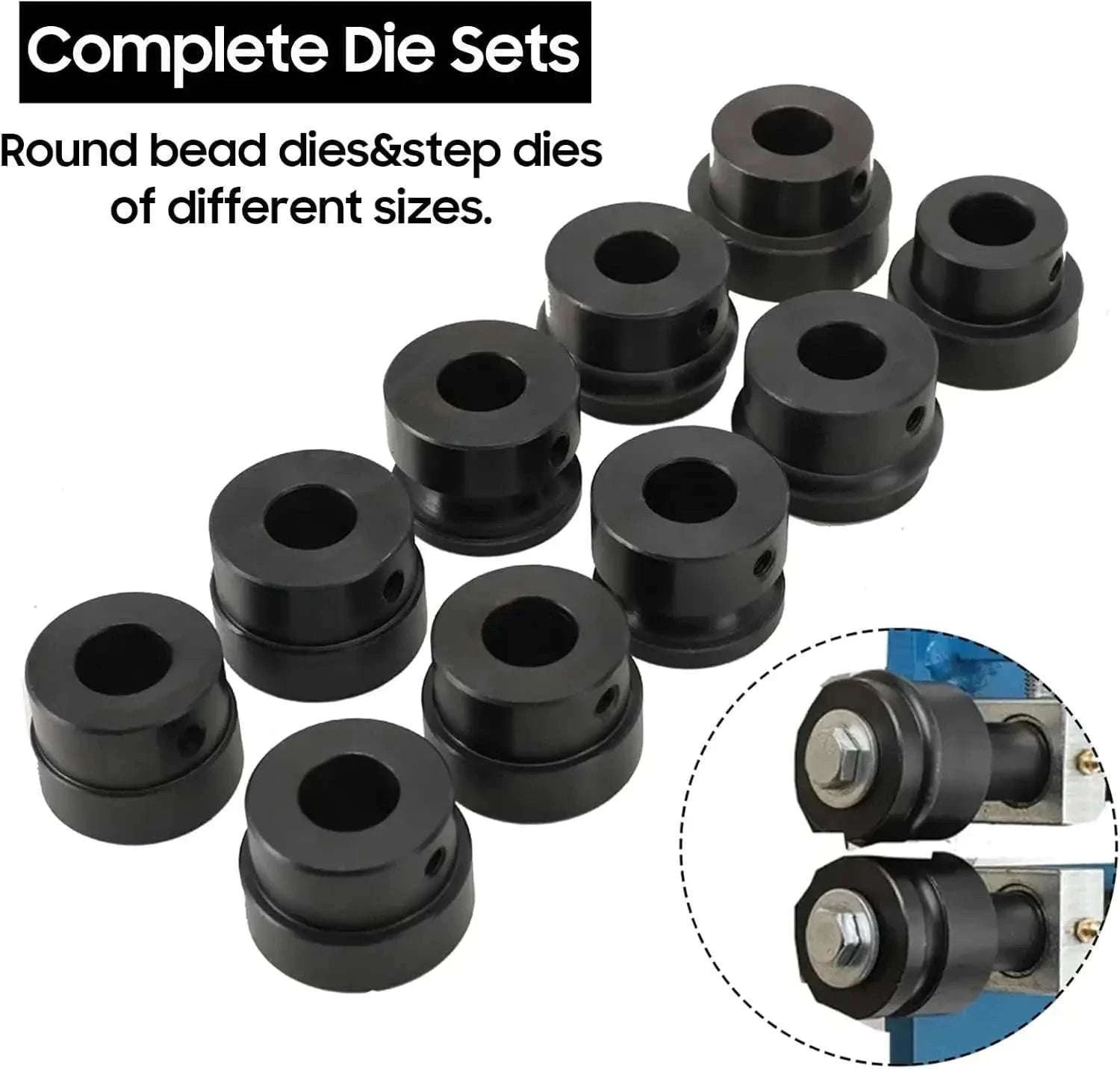 18-Inch Sheet Metal Bead Roller with 6 Dies Manual Forming Machine-United States