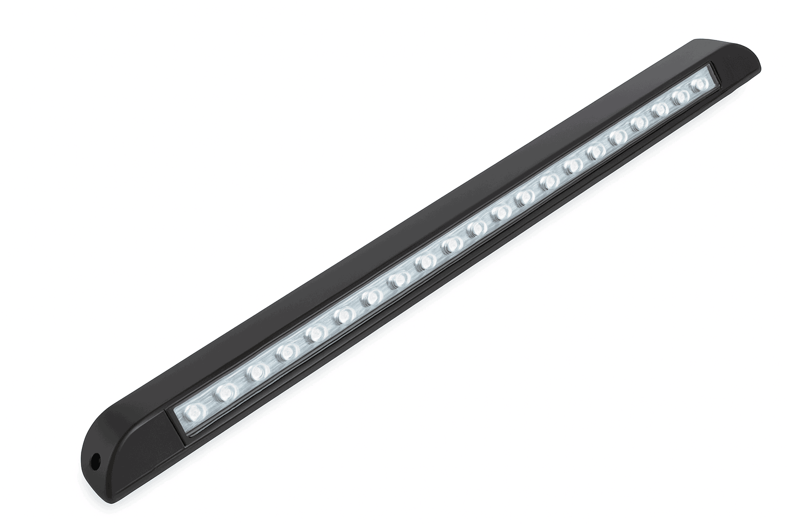 18 LED Awning Lamp for RV Caravan 12-28V Waterproof-black