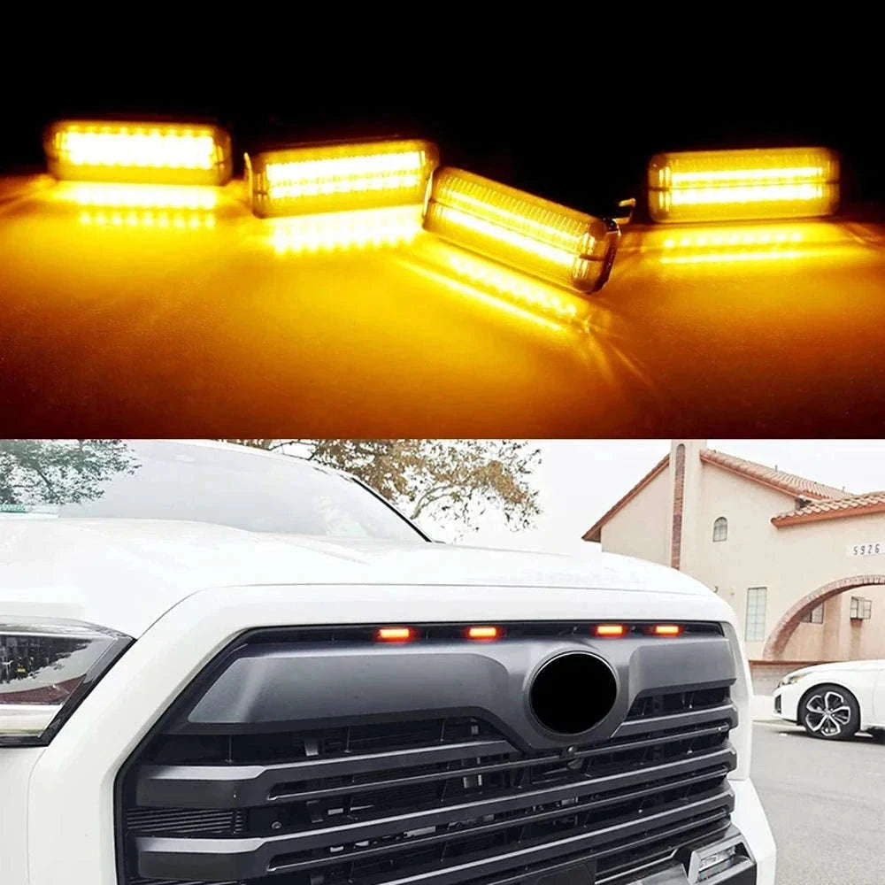 18 LED Front Grille Daytime Running Light 12V-4PCS