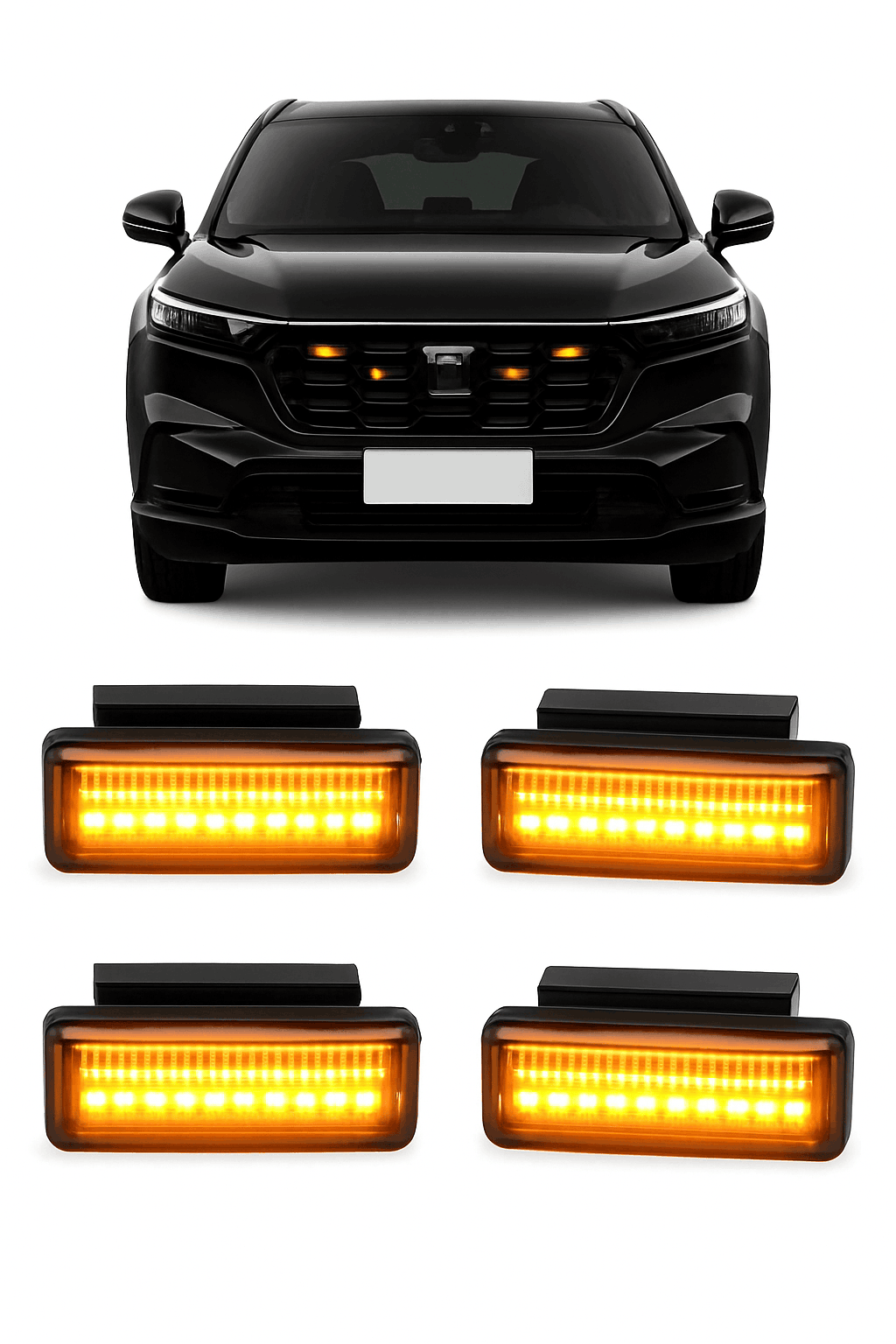 18 LED Front Grille Daytime Running Light 12V-4PCS