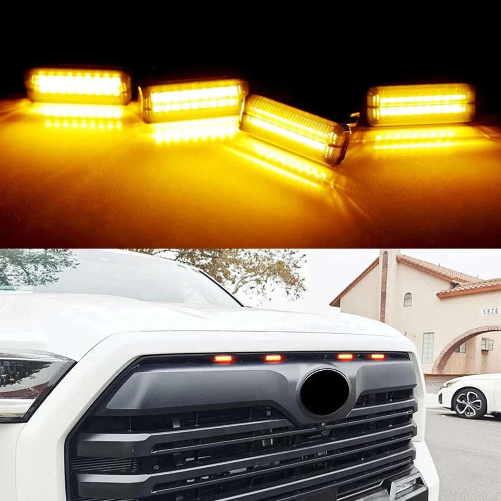 18 LED Front Grille Daytime Running Light 12V-4PCS
