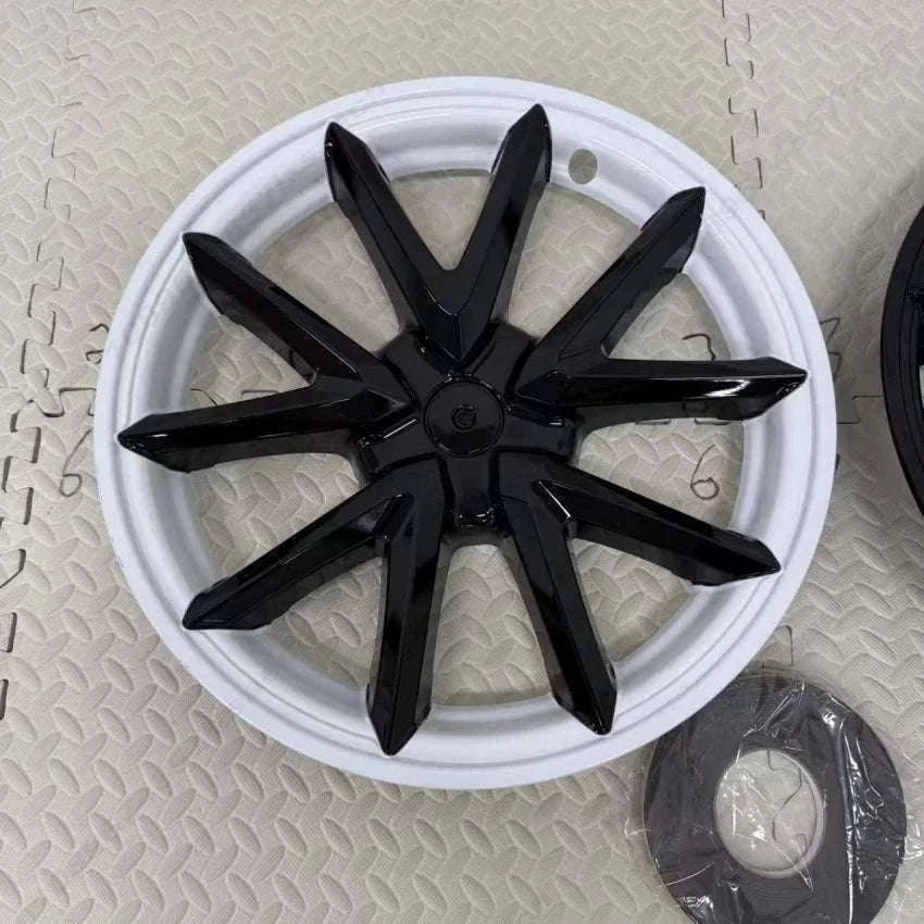 18" Tesla Model 3 Hubcap Set (2017–2023) Full Wheel Covers 4PCS-Gloss Black