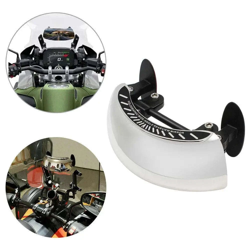 180° Blind Spot Motorcycle Rearview Mirror-sliver