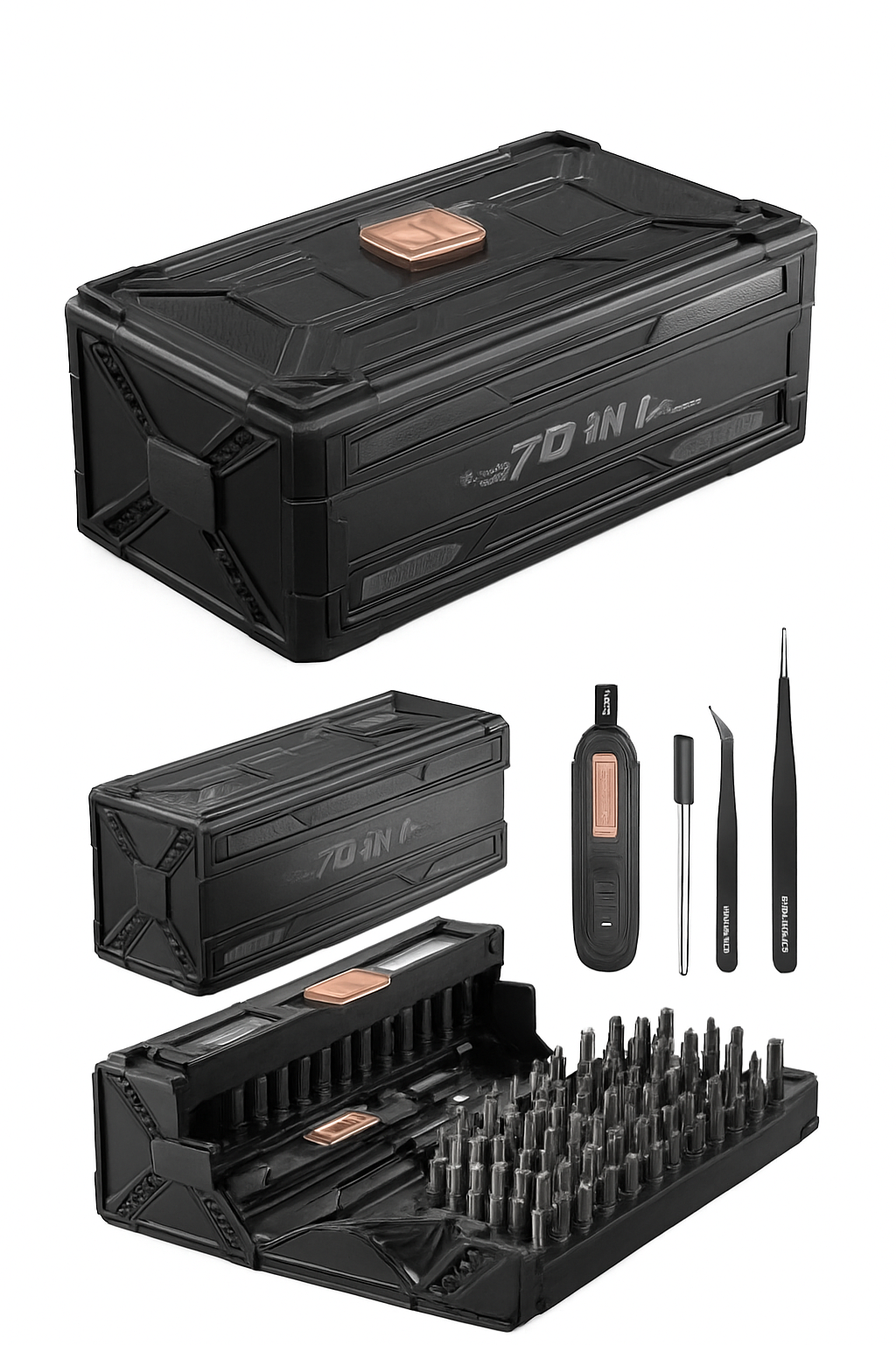 180-in-1 Precision Screwdriver Set with Magnetic Bits for Electronics Repair