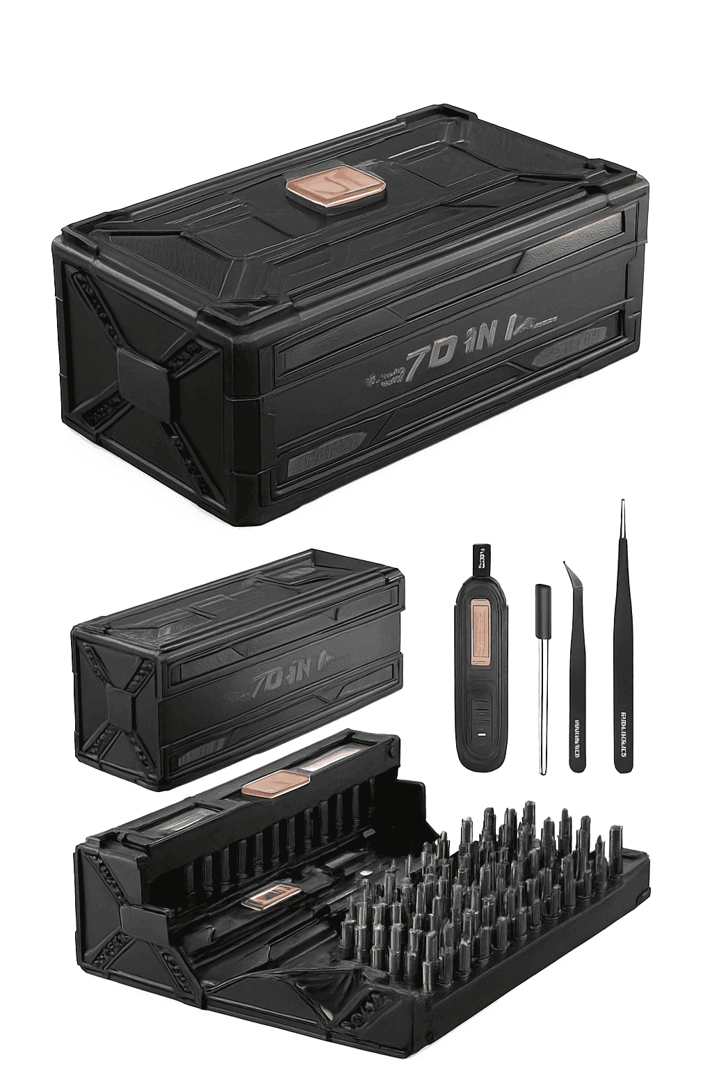 180-in-1 Precision Screwdriver Set with Magnetic Bits for Electronics Repair-Manual 180in1 WH / GERMANY