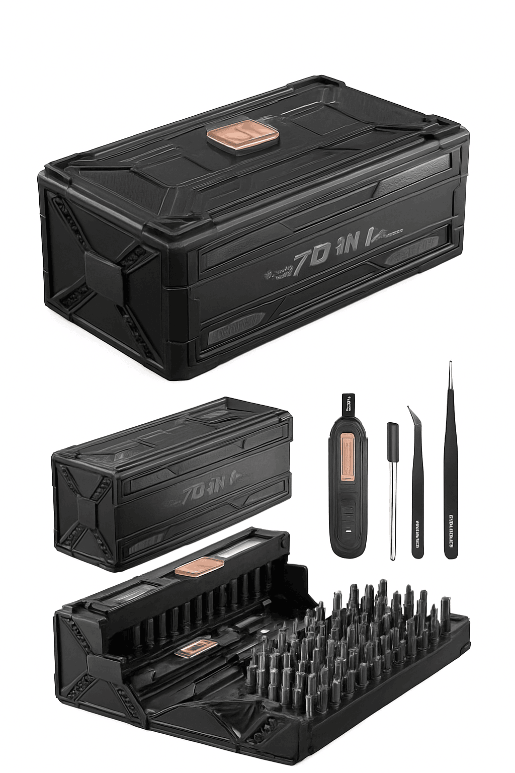 180-in-1 Precision Screwdriver Set with Magnetic Bits for Electronics Repair-Manual 180in1 WH / GERMANY
