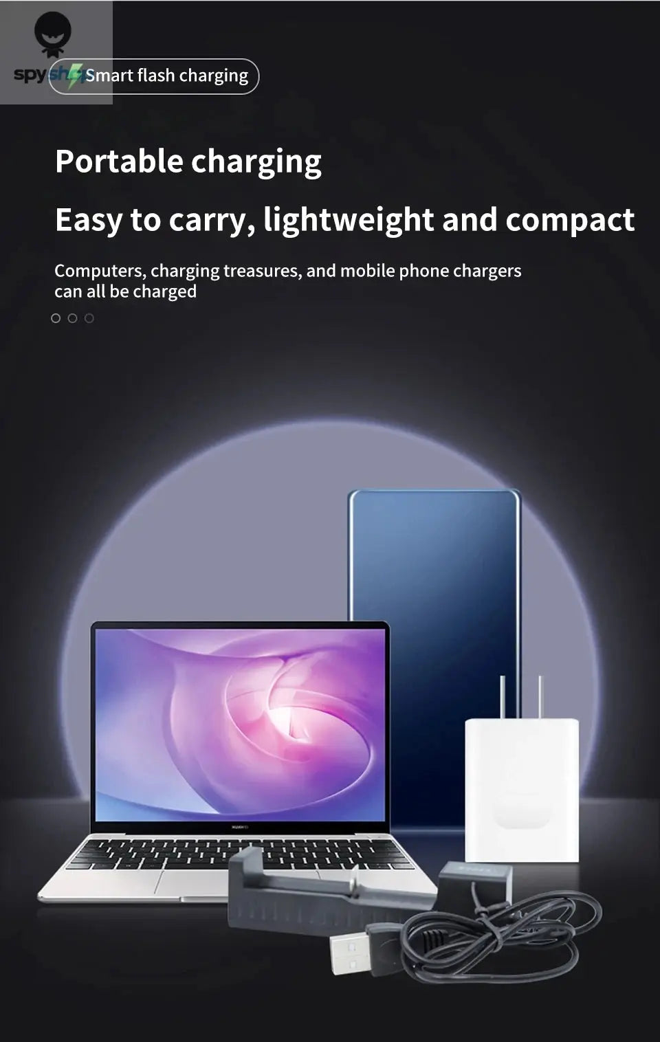 18650 Battery Charger 1/2/4 Slots Dual 18650 Charging 3.7V  Rechargeable Lithium Battery USB Charger For 16340 14500 18650 Spy-shop.com