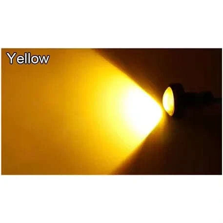 18mm Universal LED Driving Lights 12V-Green / 10pcs
