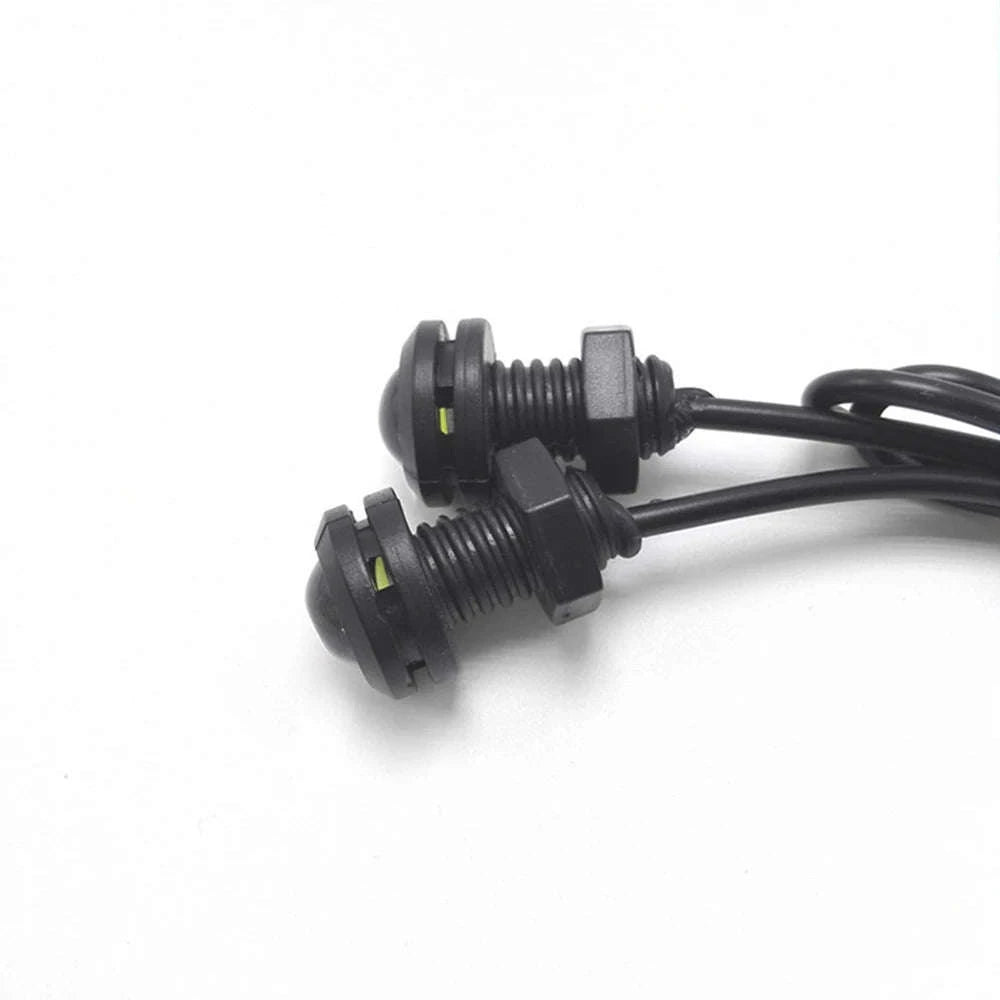 18mm Universal LED Driving Lights 12V-Green / 10pcs