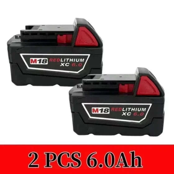 18V 6.0Ah Lithium-Ion Replacement Battery for Cordless Tools-2PCS6.0AH-ChargerUS / United States