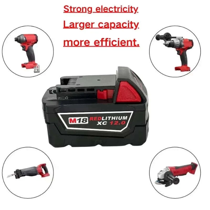 18V 6.0Ah Lithium-Ion Replacement Battery for Cordless Tools-2PCS6.0AH-ChargerUS / United States