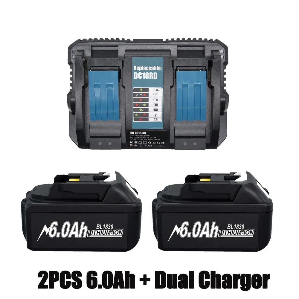 18V 6Ah Replacement Battery for Makita Power Tools-4 6.0ah / 18V / GERMANY