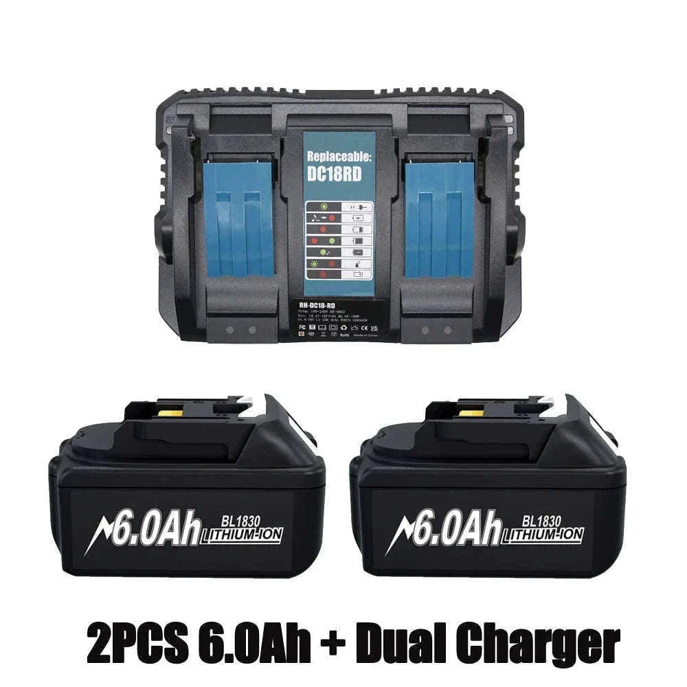 18V 6Ah Replacement Battery for Makita Power Tools-4 6.0ah / 18V / GERMANY