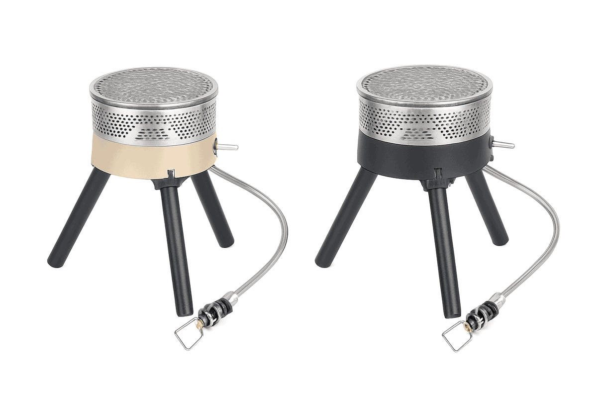 1900W Backpacking Gas Stove System for Fast Outdoor Cooking-Black Reactor Set 1L