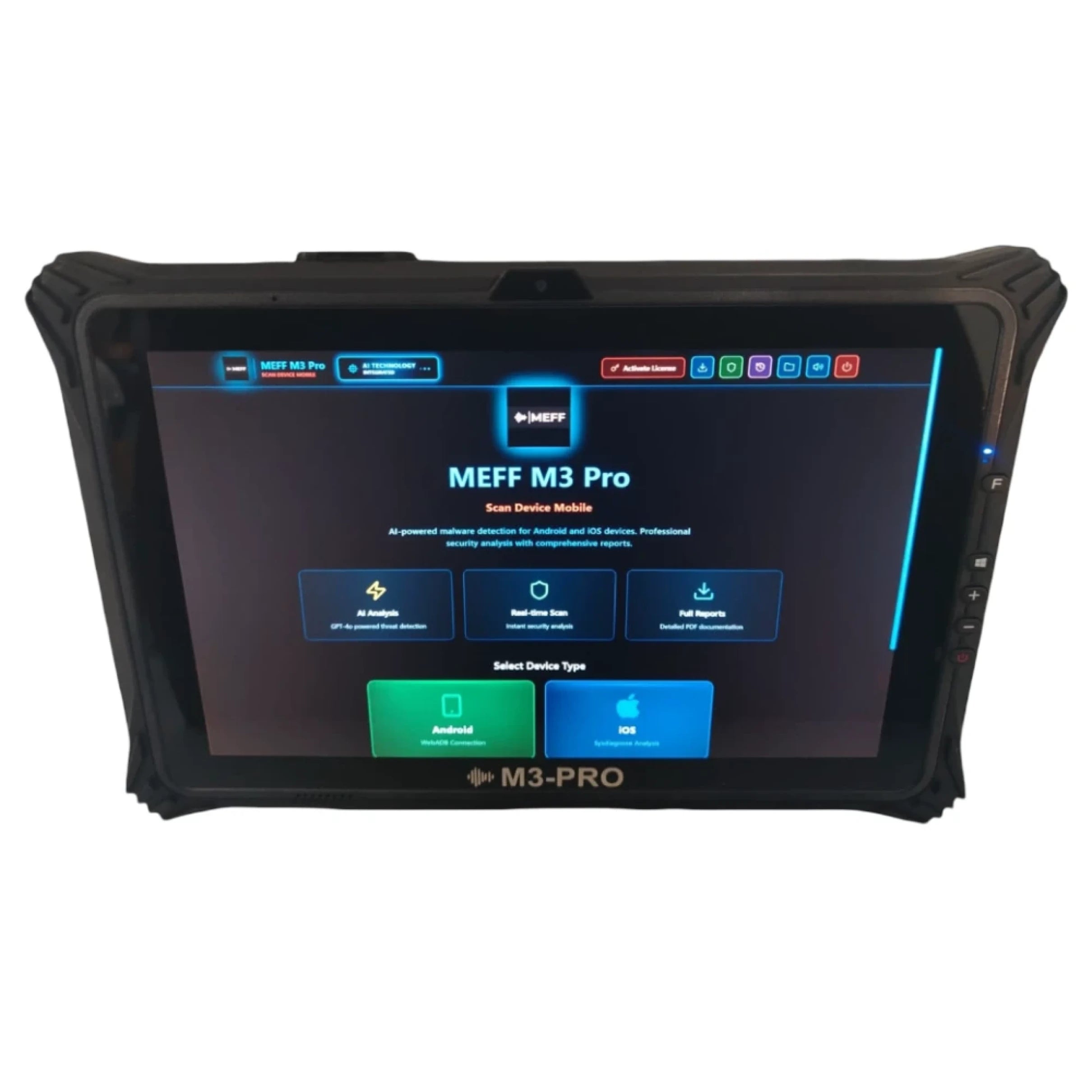 Scanner Mobile M3-PRO per Spyware su Dispositivi Android e iOS