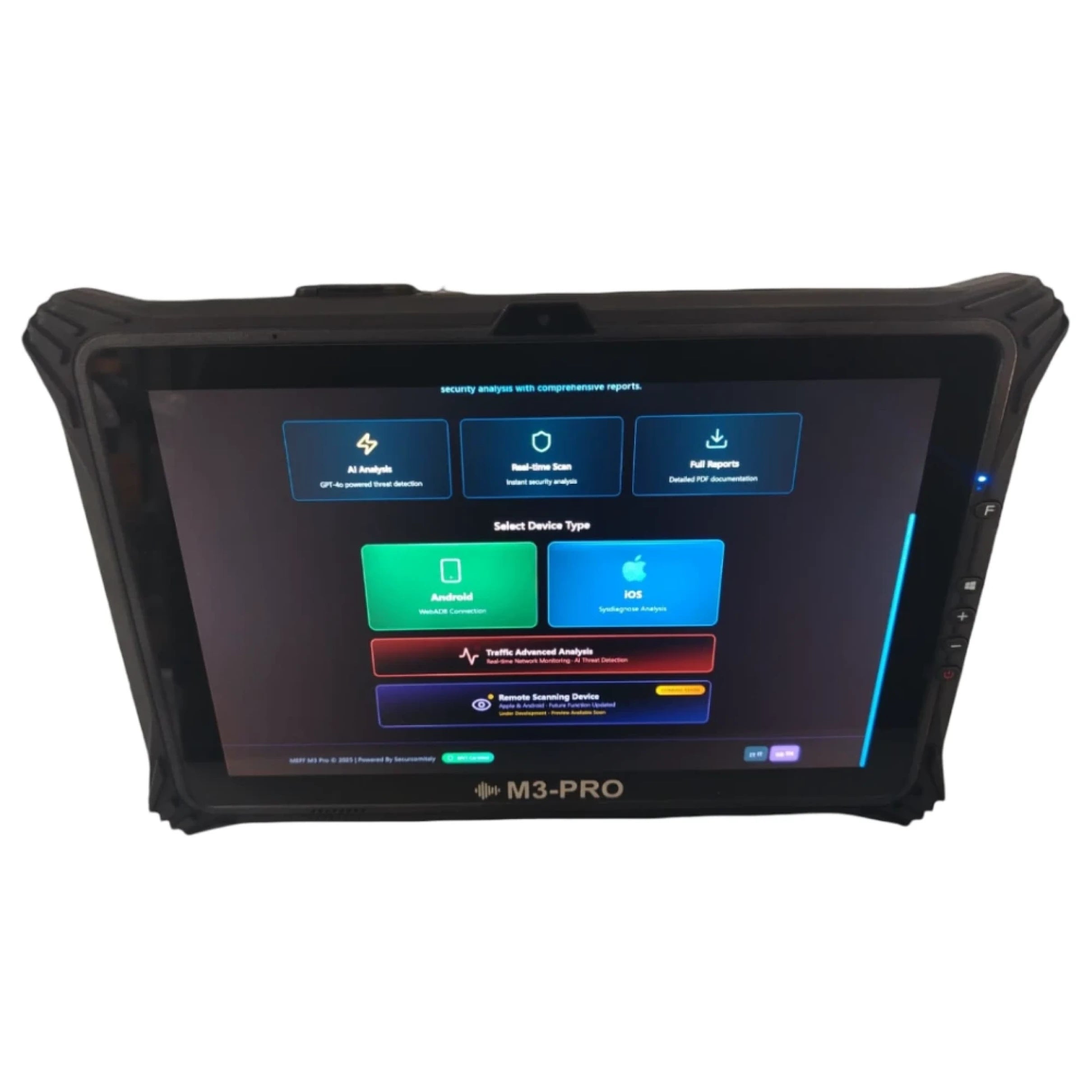 Scanner Mobile M3-PRO per Spyware su Dispositivi Android e iOS