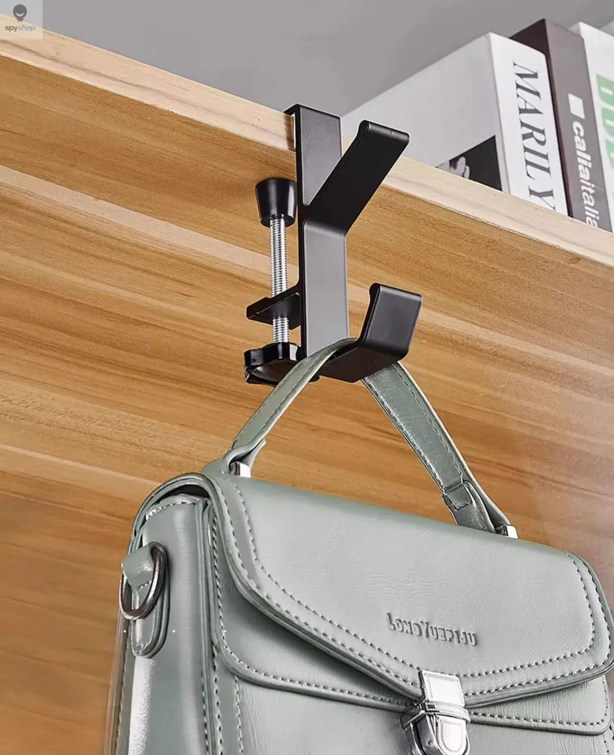 1PC Adjustable Desk Edge Hook Gaming Headset Desk Hanger Backpack Storage Hanging Hook Holder Punch-free Home Office Organizer Spy-shop.com
