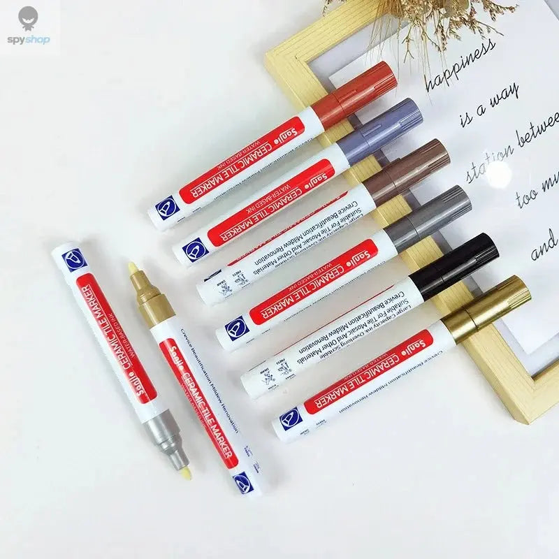 1PC   Ceramic tile bathroom wall floor tile gap color repair anti-mildew waterproof whiteboard color repair pen Spy-shop.com