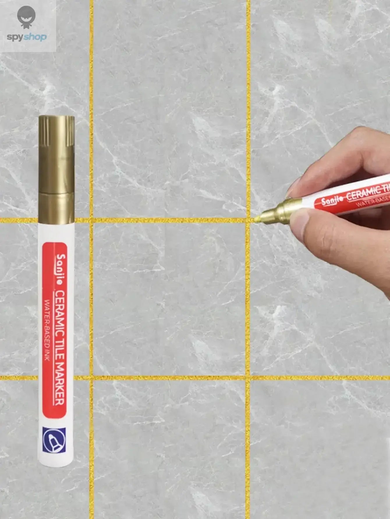 1PC   Ceramic tile bathroom wall floor tile gap color repair anti-mildew waterproof whiteboard color repair pen Spy-shop.com