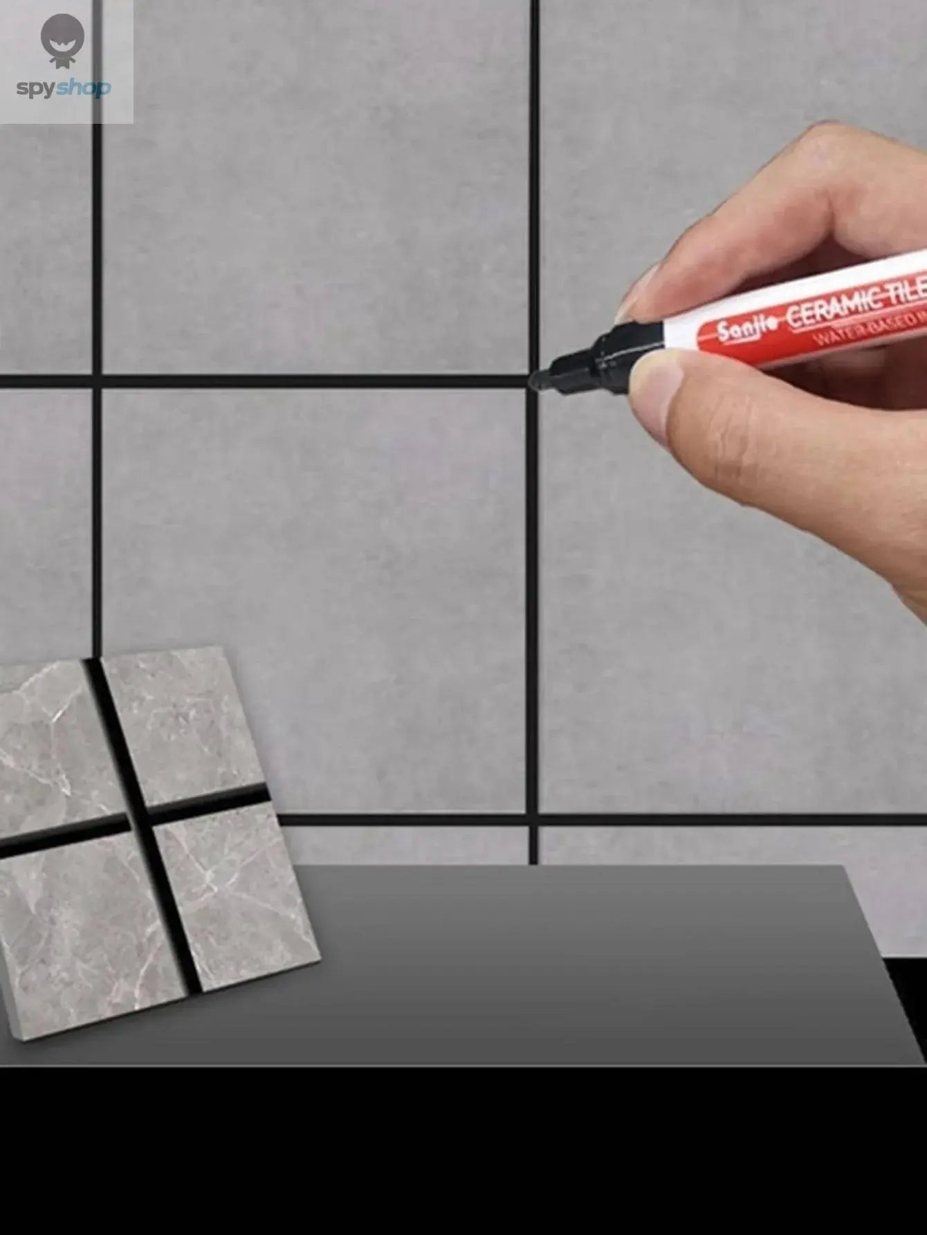 1PC   Ceramic tile bathroom wall floor tile gap color repair anti-mildew waterproof whiteboard color repair pen Spy-shop.com