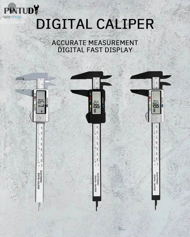 1PC Plastic Vernier Caliper Digital Display Caliper Mini Text Play Caliper Student Vernier Ruler 0 to 150mm Measuring Tool 