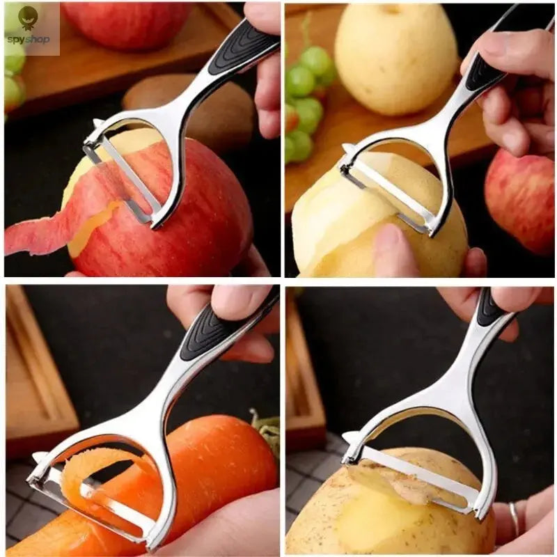 1PC Stainless Steel Vegetable Peeler Potato Peeler Multi-function Carrot Grater Fruit Tools Kitchen Accessories Cuisine Pelador Spy-shop.com