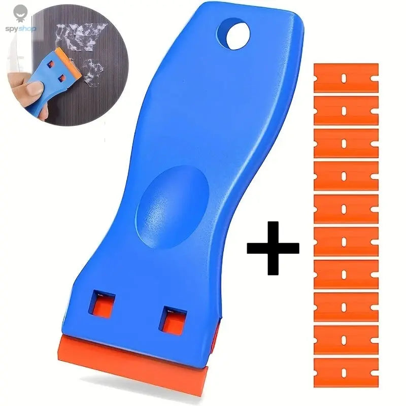 1Set Car Sticker Remover Multipurpose Plastic Small Paint Automotive Film Applying Tool Household Glass Cleaning Scraper Spy-shop.com