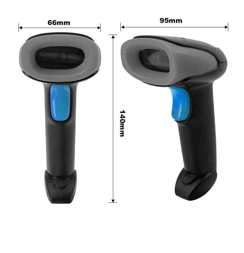 1D/2D QR Code Scanner USB Wired Handheld Barcode Reader-Default Title