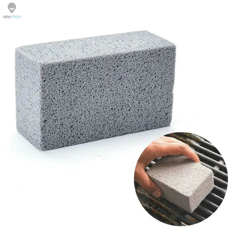 1pc BBQ Grill Cleaning Brush Brick Block Barbecue Cleaning Stone Pumice Brick For Barbecue Rack Outdoor Kitchen BBQ Tools Spy-shop.com