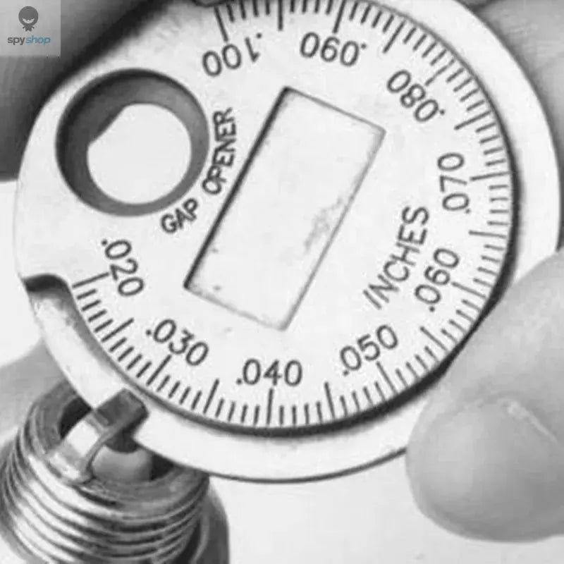 1pc Coin- Type 0.6-2.4mm Spark Plug Gap Gauge Measurement Tool Range Spark Plug Gage Caliber Measuring Tool 