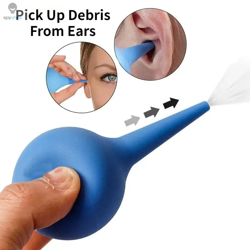 1pc Ear Wax Removal Irrigation Cleaning Kit Ear Syringe Bulb Air Blower Pump Dust Cleaner Earwax Remover Rubber For Adult Kid Spy-shop.com