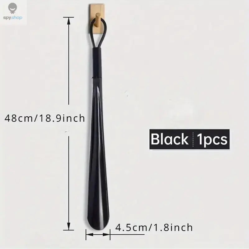 1pc Extra long flexible plastic shoe horns do not require bending durable shoe spoons for pregnant women wearing shoe assistants Spy-shop.com