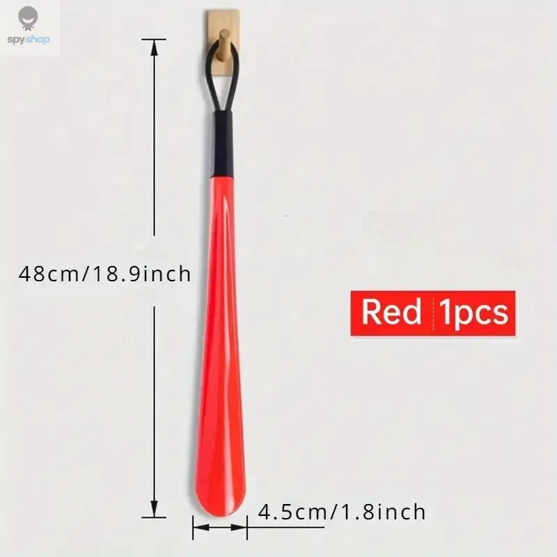 1pc Extra long flexible plastic shoe horns do not require bending durable shoe spoons for pregnant women wearing shoe assistants Spy-shop.com