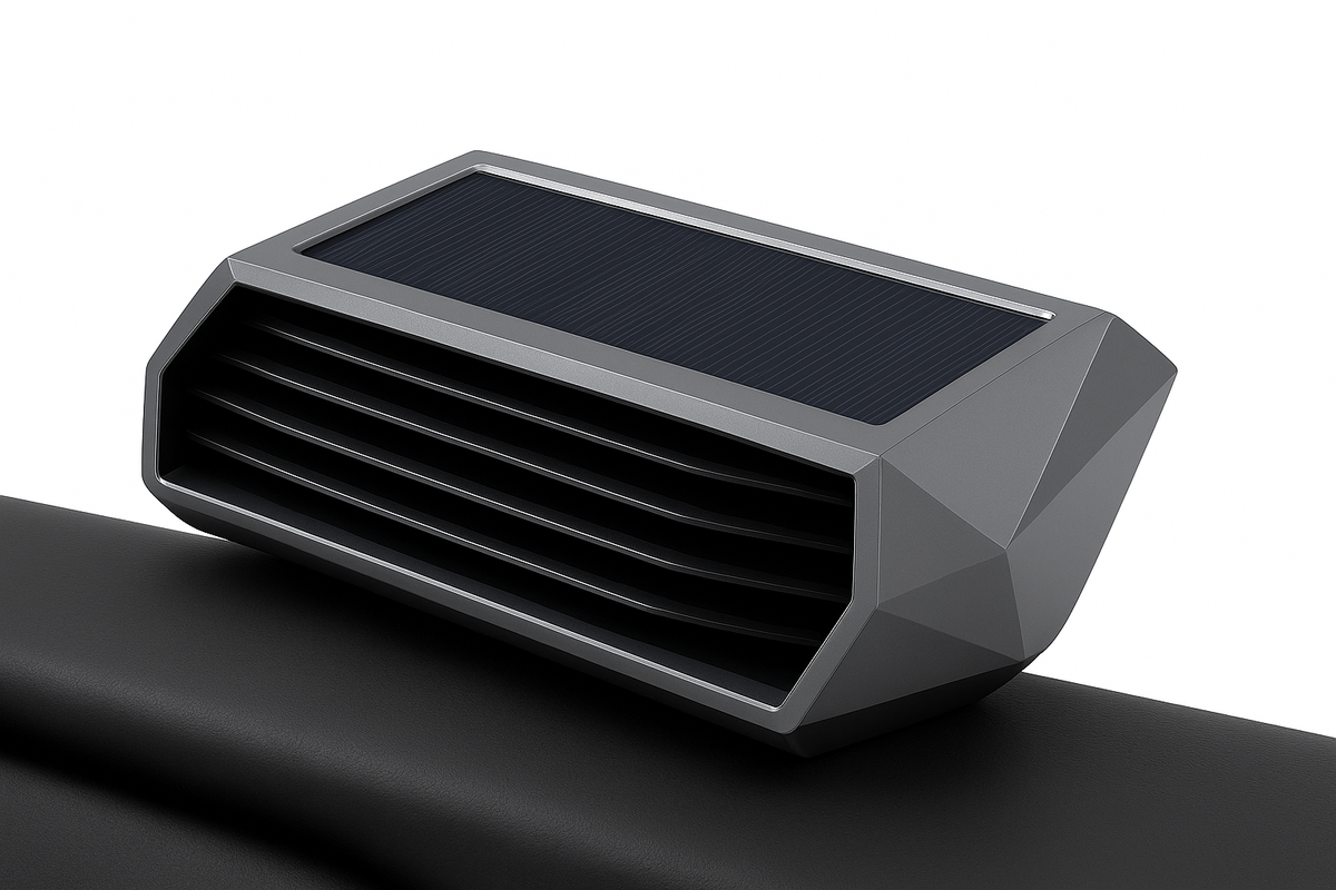 Purificador de Ar Solar com Sensor de Vibração