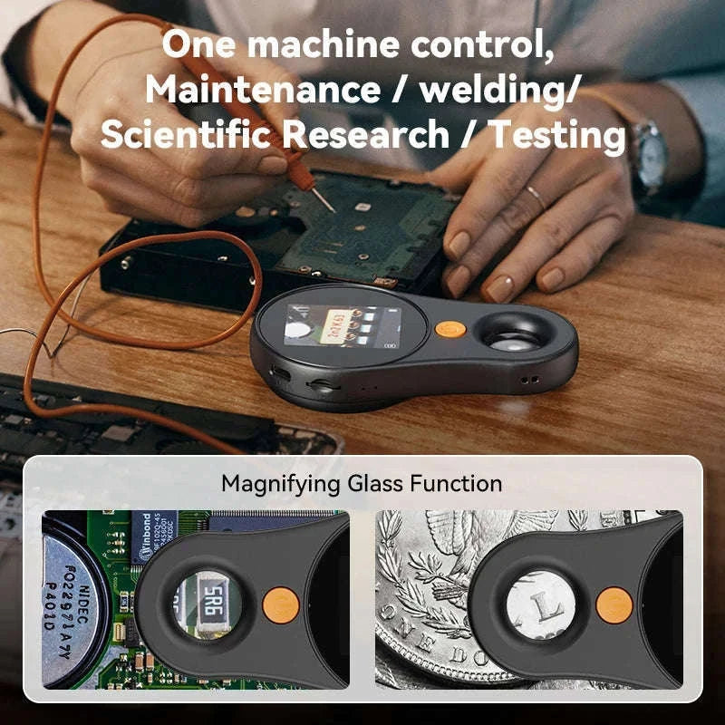 2.0 Inch 500X Digital Microscope with 1080P Video-Auto Focus Black / China Mainland