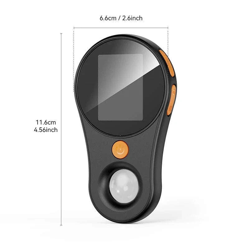 2.0-Inch 500X Digital Microscope with 8 LEDs and Screen-Auto Focus Black