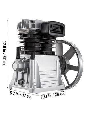 2.2KW Twin Cylinder Air Compressor Head 3HP 11CFM 116PSI Pump-Poland