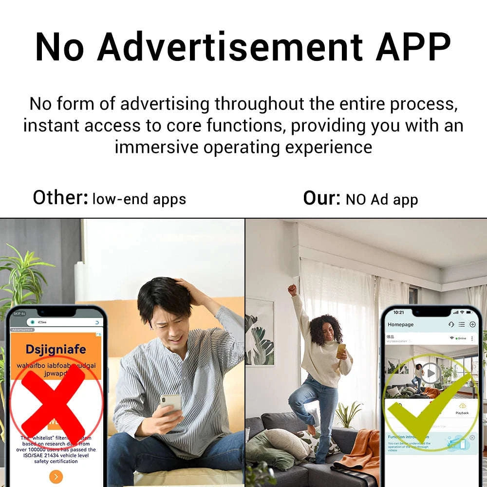 2.4G 1080P Wireless Security Camera with Smart Tracking-8MP Camera / US Plug