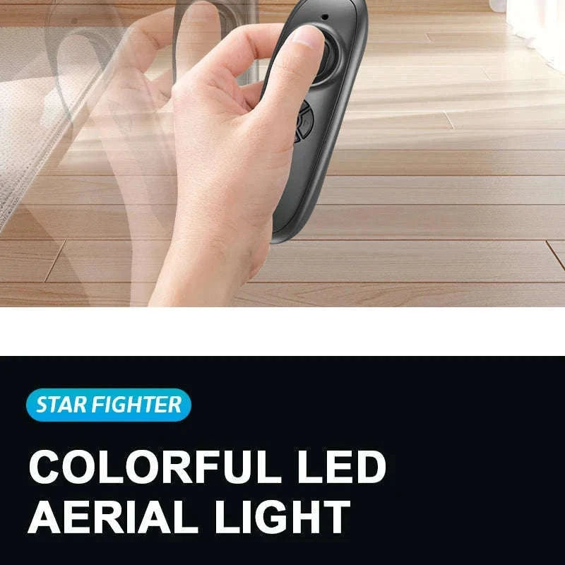 2.4G Remote Control Fighter Foam Glider with LED Lights-Blue