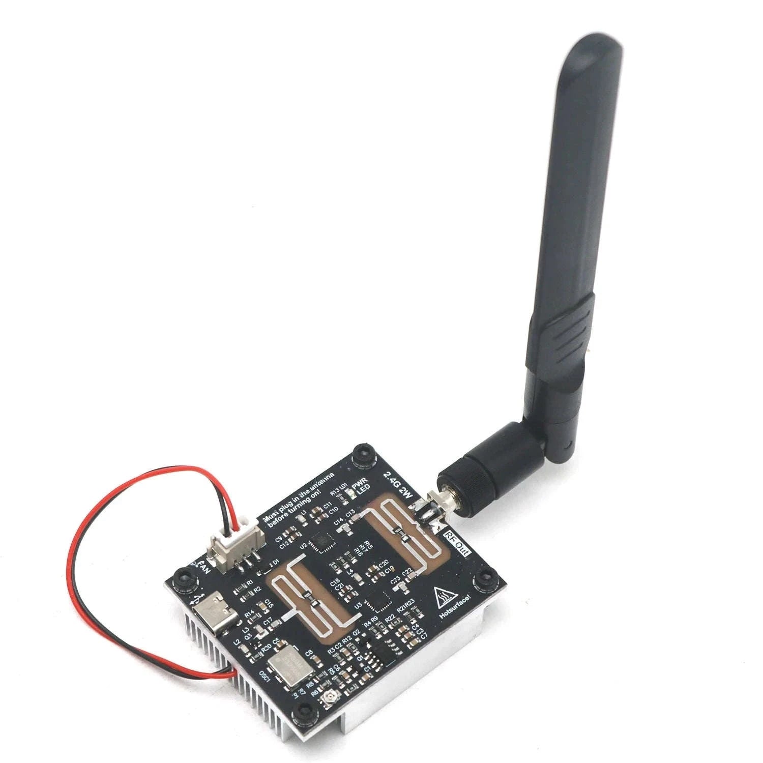 2.4GHz RF Signal Generator with 2W Power Amplifier-module W 8DBI