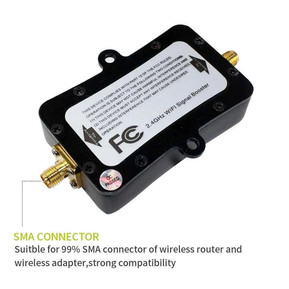2.4GHz WiFi Signal Booster 4W Amplifier for Router Range Extension-2.4G 4W Adapter / EU Plug