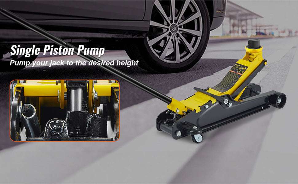 2.5 Ton Low Profile Floor Jack Steel Pneumatic Car Jack-2.5T / CZECH REPUBLIC
